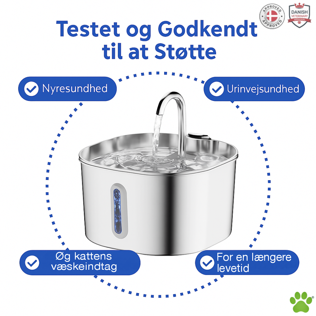 Poteify™ Drikkefontæne i rustfrit stål